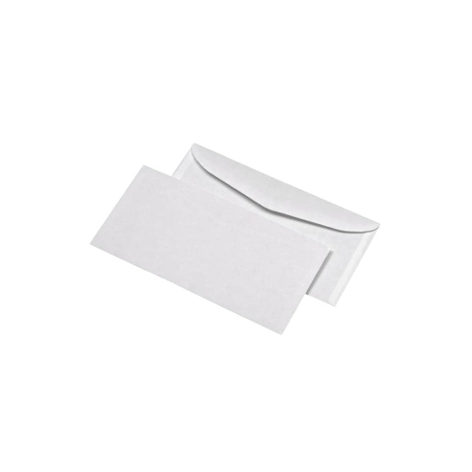 Kuvertierumschläge ohne Fenster (114x229mm), gummiert, 75 g/qm, 1.000 Stück