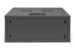 DIGITUS Wandgehäuse SOHO 4HE 241x540x400mm schwarz unm.
