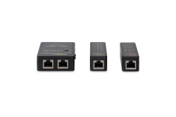 Equip Kabeltester für RJ45/RJ12/RJ11/BNC/PoE schwarz