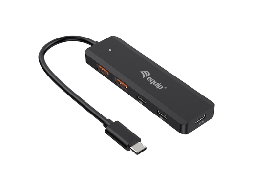 Equip 4-Port USB-C3.2-Hub->2xUSB-A 3.2/2xUSB-C/USB-C 10Gbps