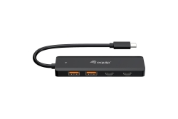 Equip 4-Port USB-C3.2-Hub->2xUSB-A 3.2/2xUSB-C/USB-C...