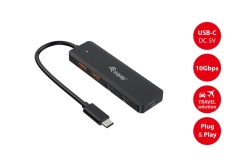 Equip 4-Port USB-C3.2-Hub->2xUSB-A 3.2/2xUSB-C/USB-C 10Gbps