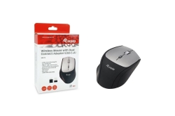 Equip Ergonomische Maus USB-A/-C Adapter Rechts schwarz