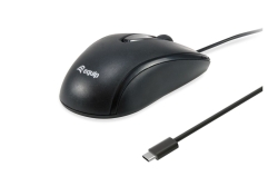 Equip Kompaktmaus USB-C Stecker L+R 1.50m schwarz