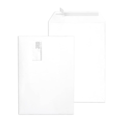Versandtaschen B4, mit Adressfenster 45x90 mm,...