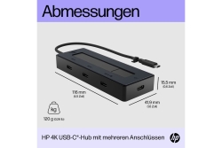 HP Notebook Dockingstation USB-C 4K USB-C Multiport Hub