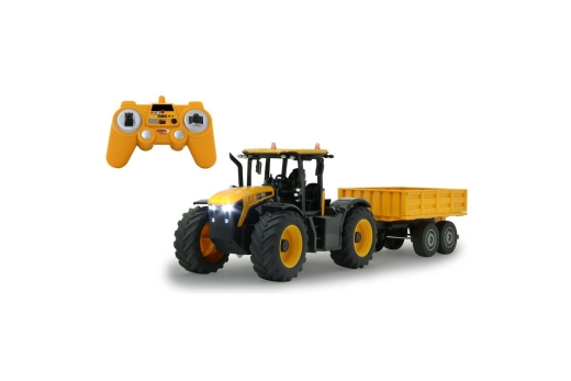 Jamara JCB Fastrac Traktor mit Kippanhänger 1:24 2,4GHz