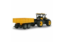 Jamara JCB Fastrac Traktor mit Kippanhänger 1:24 2,4GHz