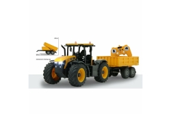 Jamara JCB Fastrac Traktor mit Kippanhänger 1:24 2,4GHz