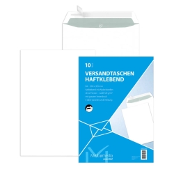 Versandtaschen B4, ohne Fenster, haftklebend, 120 g/qm,...