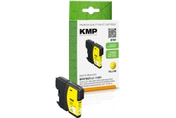KMP Patrone Brother LC-1100Y 325 S. yellow remanufactured