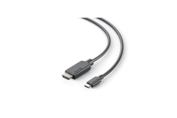Alogic USB C Adapterkabel Typ C -HDMI M/M 4k 60 Hz 1m, sw