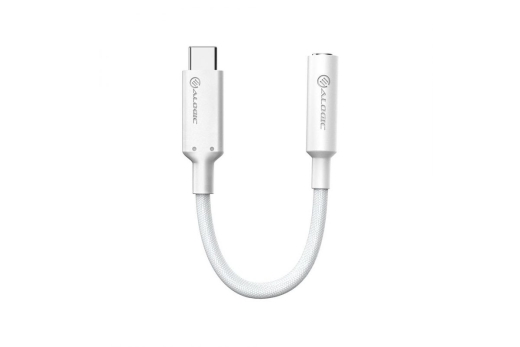 Alogic USB Adapter USB-C -> 3,5mm Audio 0,1m weiß