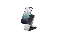 Alogic Ladegerät 15W 2in1 mit Halterung mag. Qi schwarz