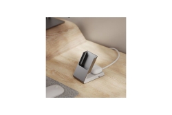 Alogic Ladegerät univers. 2in1 mit Halterung MagSafe+QI weiß