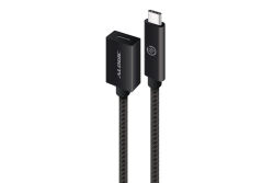 Alogic USB 3.2 Verlängerungskabel Typ C -C M/F 0,5m sw