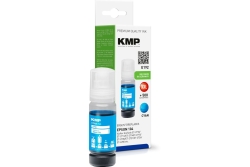 KMP Tinte EcoTank T00P2 8000 S. cyan remanufactured