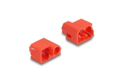 DELOCK RJ45 Port Blocker Set für RJ45 Stecker 10 Stück rot