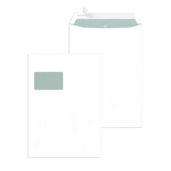 Versandtaschen C4, blickdicht, mit Fenster, haftklebend,...