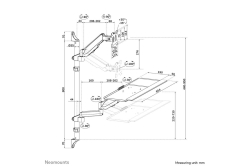 Neomounts 17-32 1TFT Workplace wandmontiert schw. Max.9