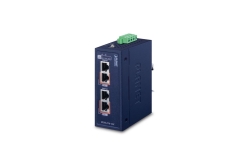 PLANET Industrial 2-Port GE 802.3bt PoE++ Injector Hub (12V)