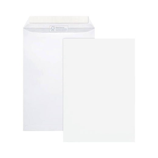 Versandtaschen - C4, ohne Fenster, 100 g/qm, 100 Stück