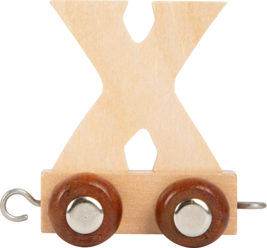 Buchstabenzug Holz X