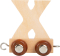 Buchstabenzug Holz X