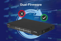 EDIMAX Switch Industrial 28-Port Gig. PoE+ 4x RJ45/SFP Combo