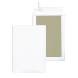 Papprückwandtaschen C4, ohne Fenster, 120 g/qm,...