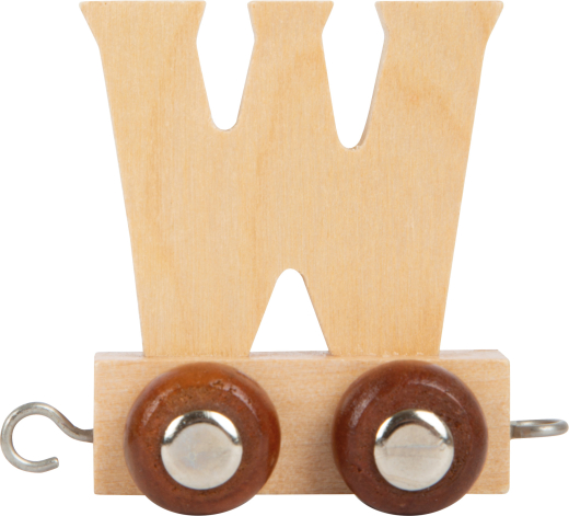 Buchstabenzug Holz W