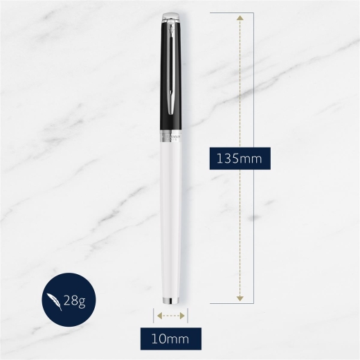 WATERMAN Füllfederhalter Hémisphère Blocking BW C.C.Blau F Geschenkbox