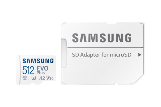 SD MicroSD Card 512GB Samsung SDXC EVO Plus (2024) (Class10) retail