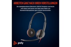 Poly Blackwire 3220 Stereo USB-C/A bulk