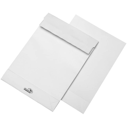 Faltentasche B4 - 130 g/qm, haftklebend, 100 Stück