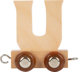 Buchstabenzug Holz U