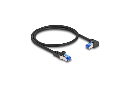 DELOCK RJ45 Netzwerkkabel Cat.6A S, 0,5m schwarz