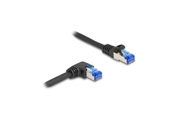 DELOCK RJ45 Netzwerkkabel Cat.6A S, 0,5m schwarz