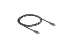 Delock Daten- und Ladekabel USB Type-C,lightning, grau 1m