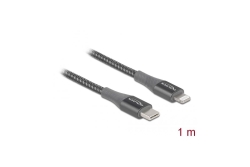Delock Daten- und Ladekabel USB Type-C,lightning, grau 1m