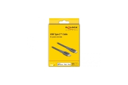 Delock Daten- und Ladekabel USB Type-C,lightning, grau 1m