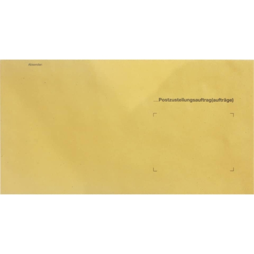 Zustellungsumschlag äußerer 235 x 125 mm - ohne Sichtfenster, 80g/qm, 100 Stück