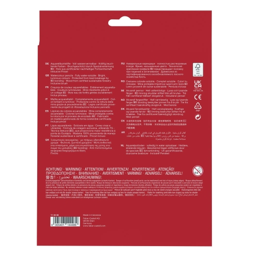FABER-CASTELL Buntstift Kinder Aquarell 48erKartonetui