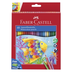FABER-CASTELL Buntstift Kinder Aquarell 48erKartonetui