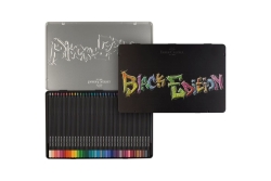 FABER-CASTELL Buntstifte Black Edition 36er Metalletui