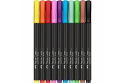 FABER-CASTELL Filzstift Black Edition 10er Etui
