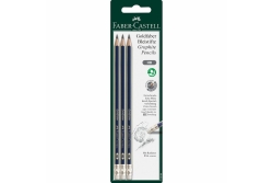 FABER-CASTELL Bleistift Goldfaber G-tip HB 3x BK