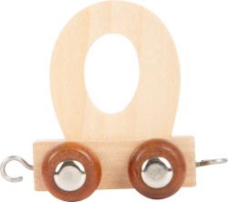 Buchstabenzug Holz O