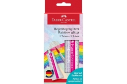 FABER-CASTELL Glitzer Regenbogen 12 ml 2x BK