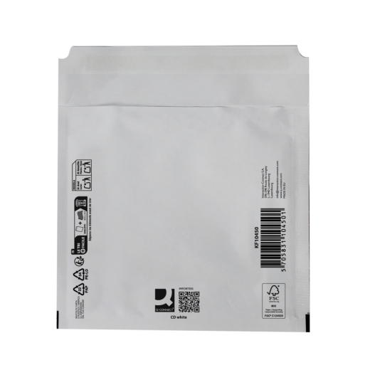 Luftpolstertasche CD/DVD weiß